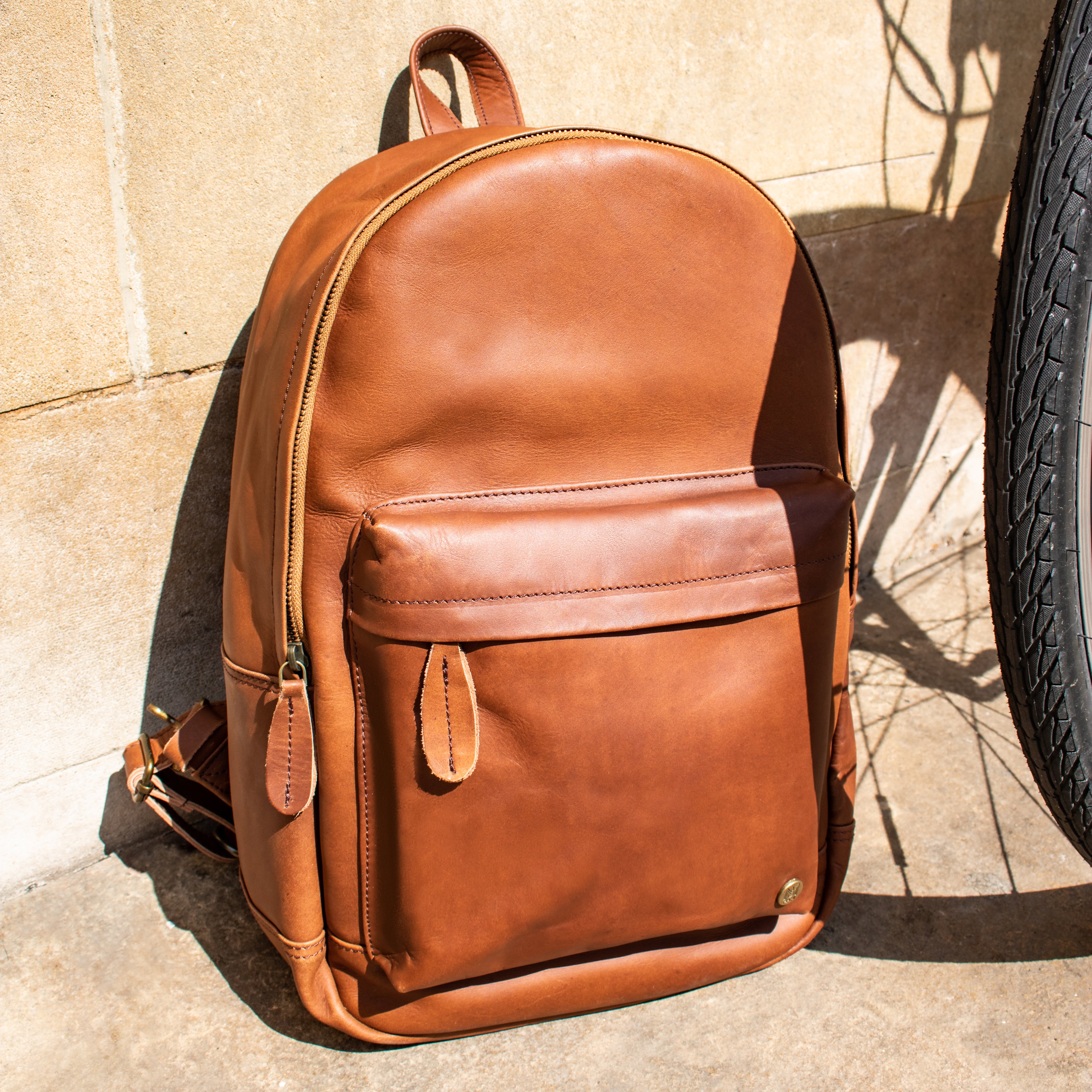 Leather schoolbag Clearance