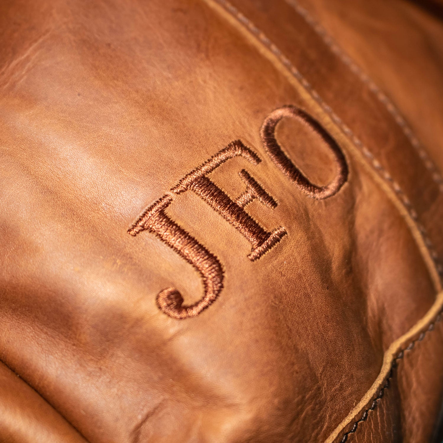 brown leather material