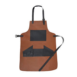 Multi-Pocket Leather Apron