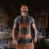 Multi-Pocket Leather Apron
