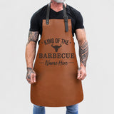 Personalized Tan Barbecue Apron