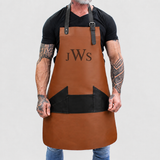 Laser Personalized Leather Apron