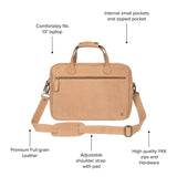 The Compact Laptop Satchel