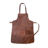 Multi-Pocket Leather Apron