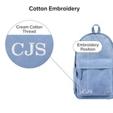 The Classic Backpack - Blue Suede