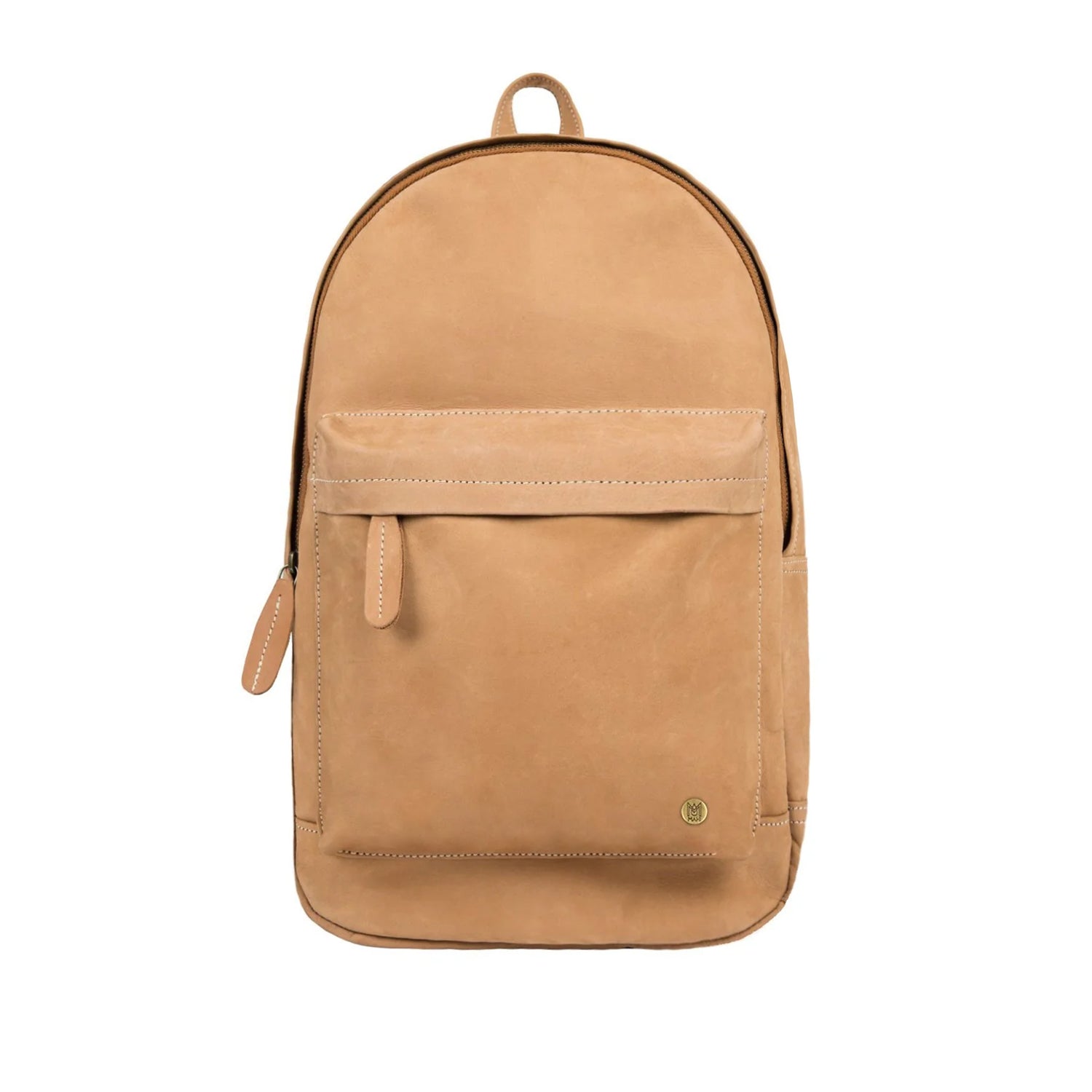Suede Leather Backpack for Work, School or College