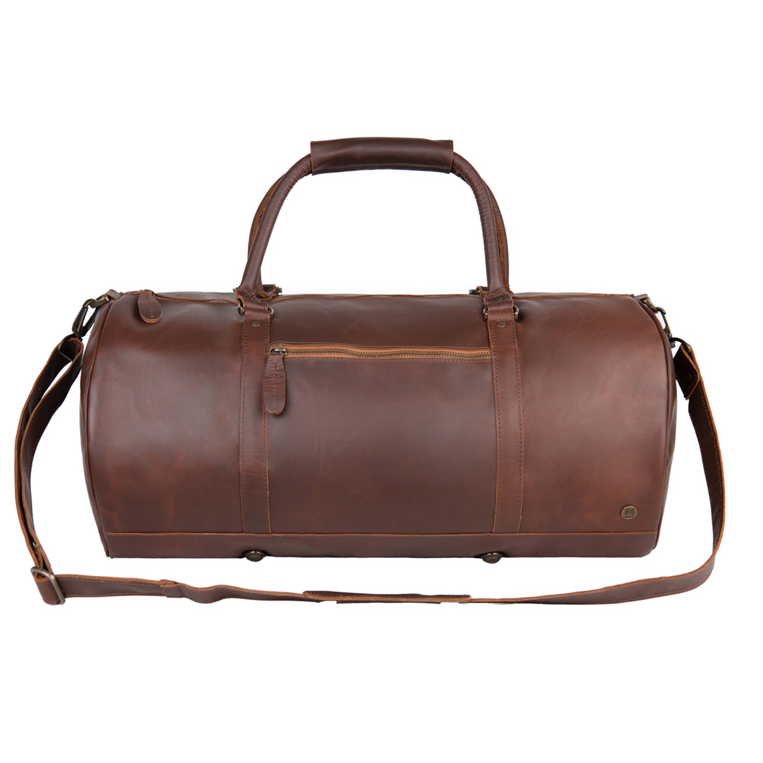 best leather duffel bag for travel Sole Premise Baby Blue Duffle lined with luxurious herringbone fabric Quality Leather Duffle Travel Bags