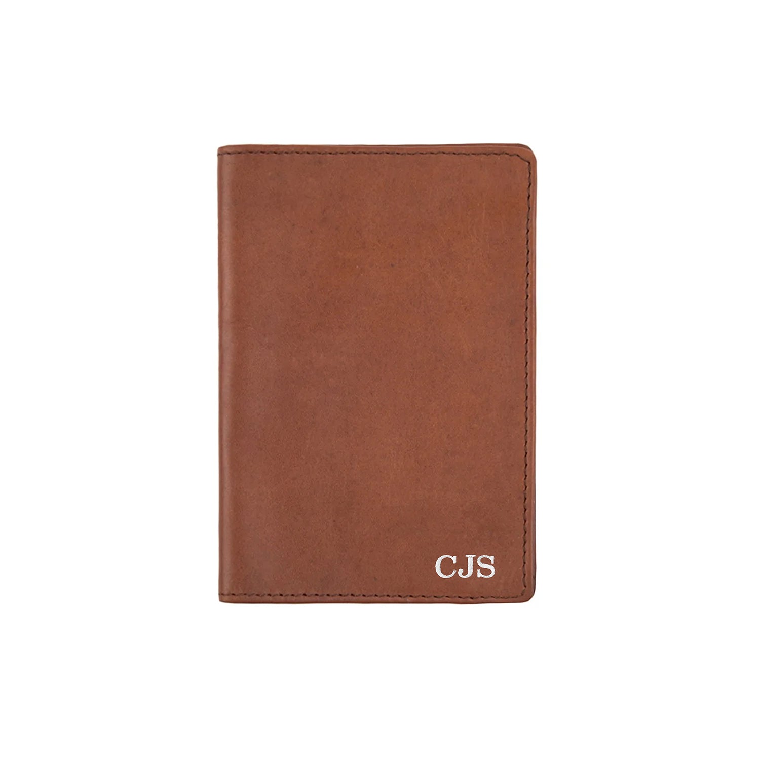 Personalised Brown Leather Passport Cover- Premium Travel