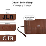 Zipped Pocket Knife Roll