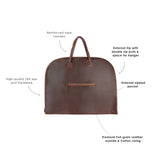 Groomsman/Best Man Leather Suit Carrier