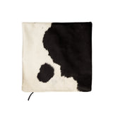 Black & White Natural Cowhide Cushion Cover