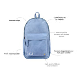 The Classic Backpack - Blue Suede