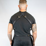 Cross Back Leather Apron