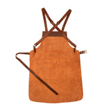 Cross Back Leather Apron