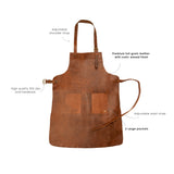 Double Pocket Leather Apron