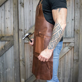 Double Pocket Leather Apron