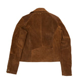 Ladies Suede Biker Jacket