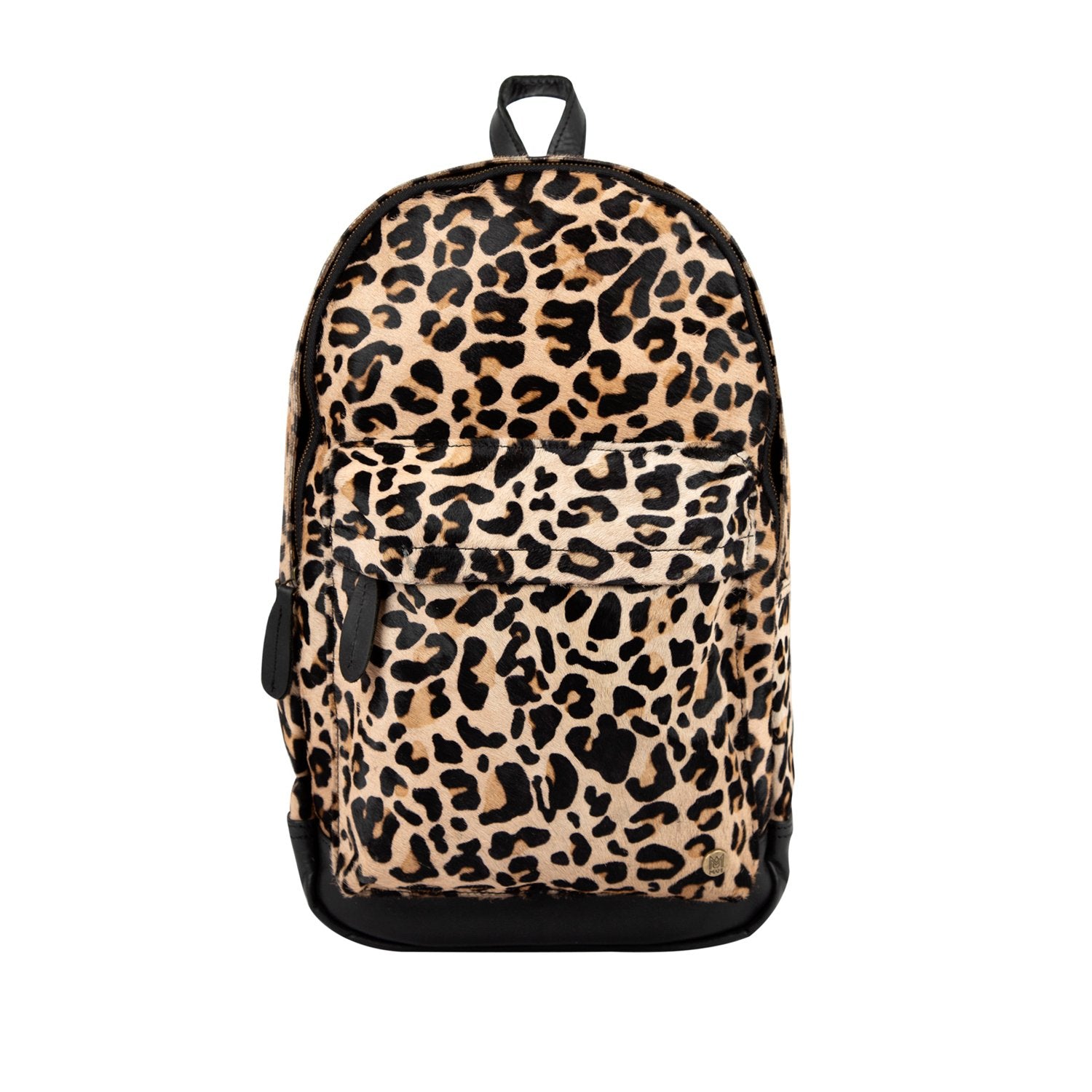 The Classic Cowhide Backpack (Leopard Print) - Main Image