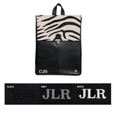 Cowhide Zebra Yale Backpack