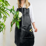 Long Multi-Pocket Leather Apron