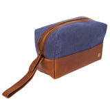 Navy Canvas Dopp Kitt