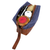 Navy Canvas Dopp Kitt