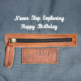 Navy Canvas Dopp Kitt