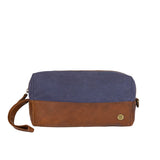 Navy Canvas Dopp Kitt
