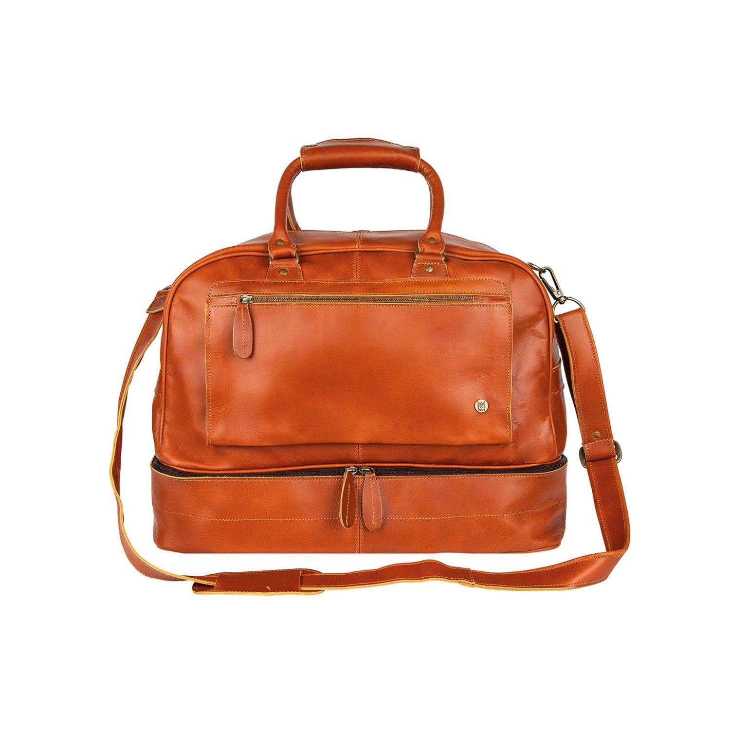 Tan discount leather holdall