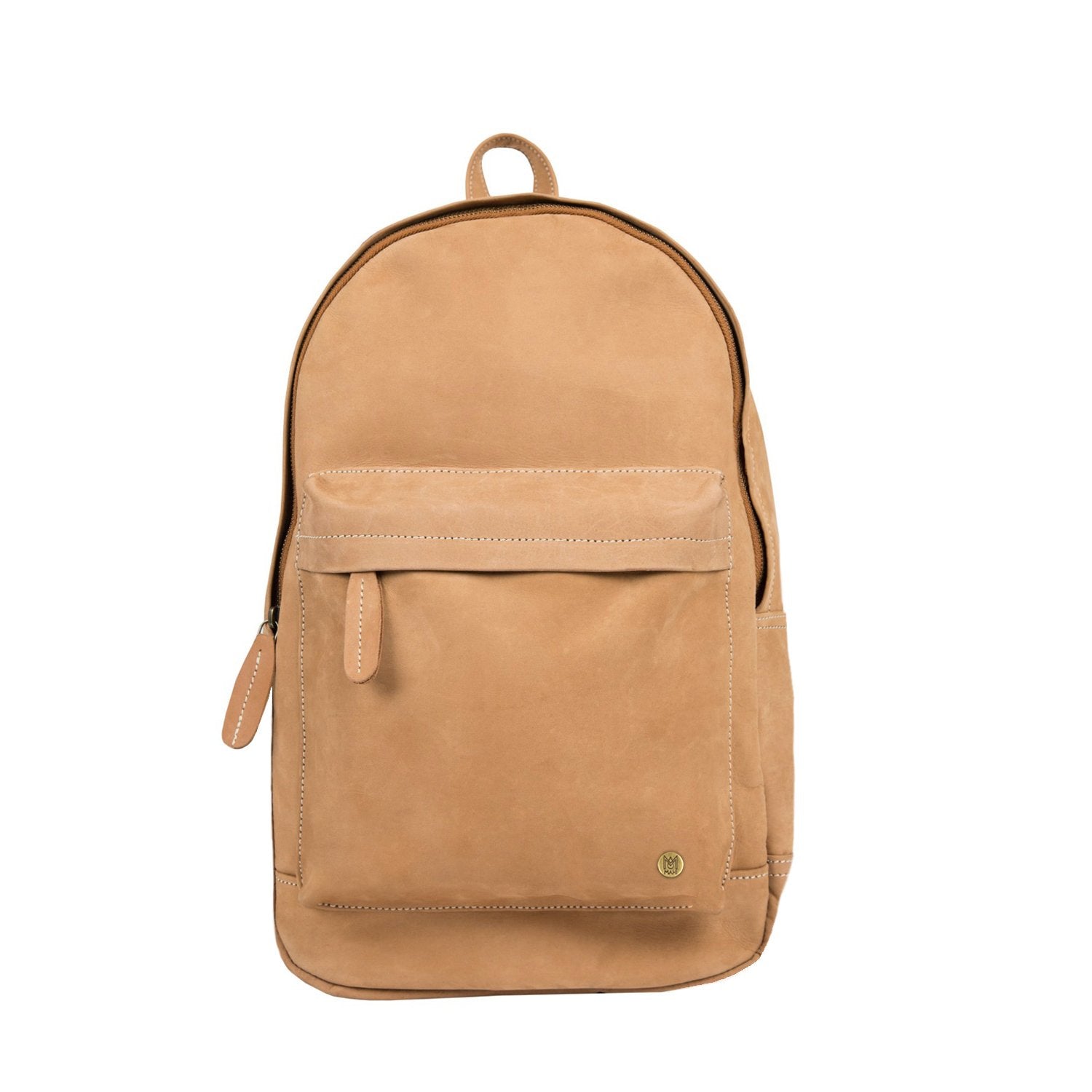 Suede Leather Backpack for Work, School or College