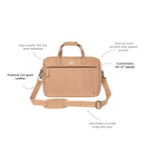 The Compact Laptop Satchel