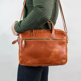 The Compact Laptop Satchel