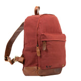 Red Canvas Rucksack