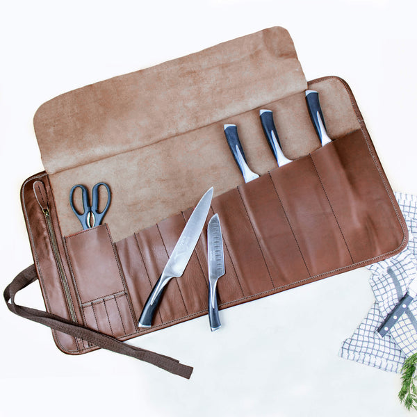 Zipped Pocket Knife Roll