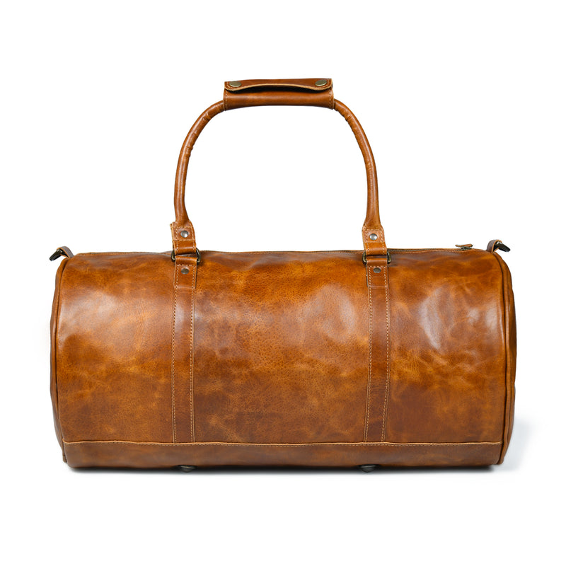 Leather Duffle Bag | Leather Weekender Bag | Leather Overnight Bag