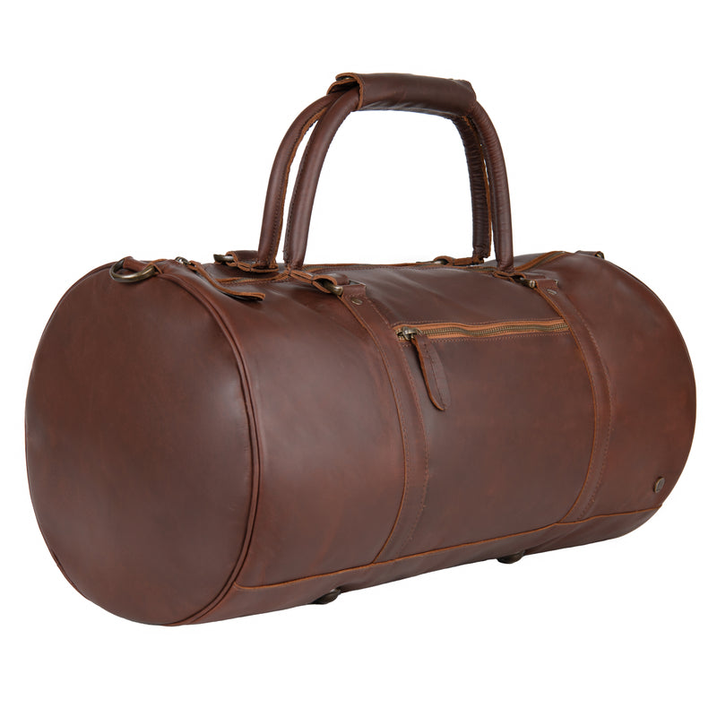 Classic leather duffle bag hotsell