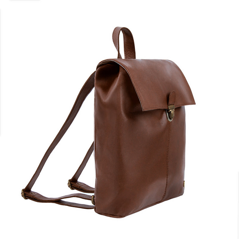 Leather Backpack For Women | Square Leather Backpack