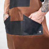 Multi-Pocket Leather Apron