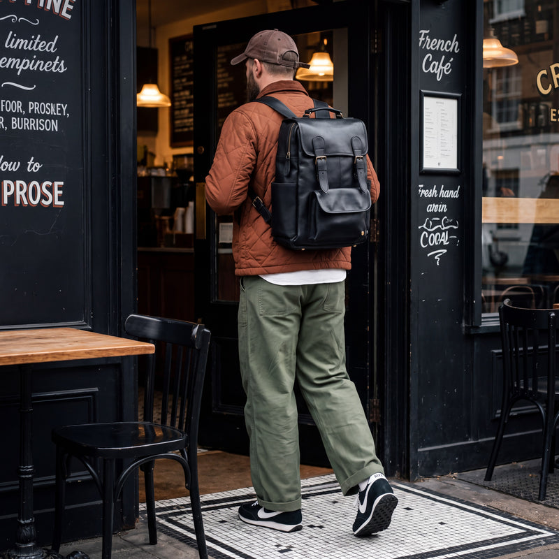 Leather Backpack For Men | 16