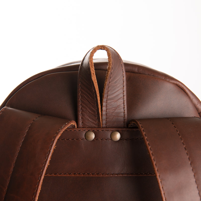 brown vintage haiku leather backpack Leather Backpack For Men | Leather Backpack For Women | Brown Leather College Backpack