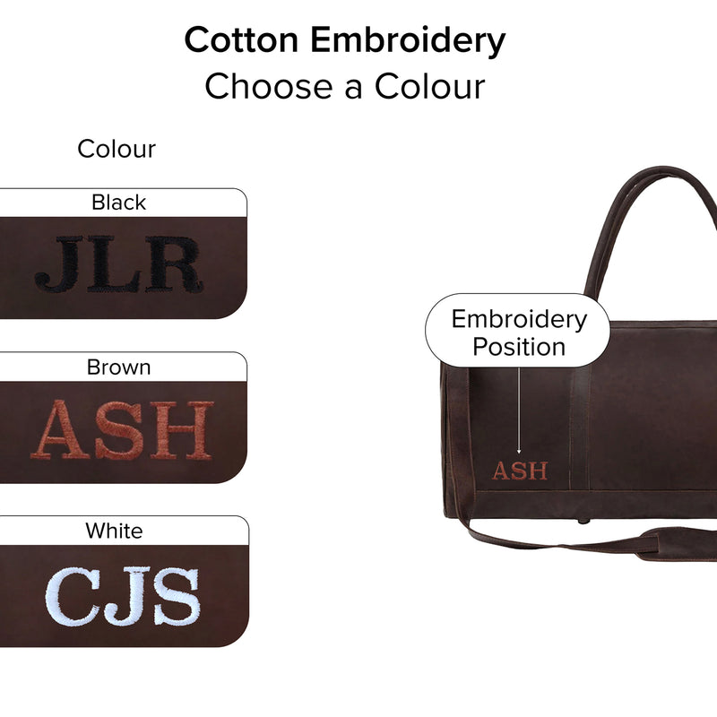 Leather Weekender Bag | Leather Overnight Bag | Overnight Bags For