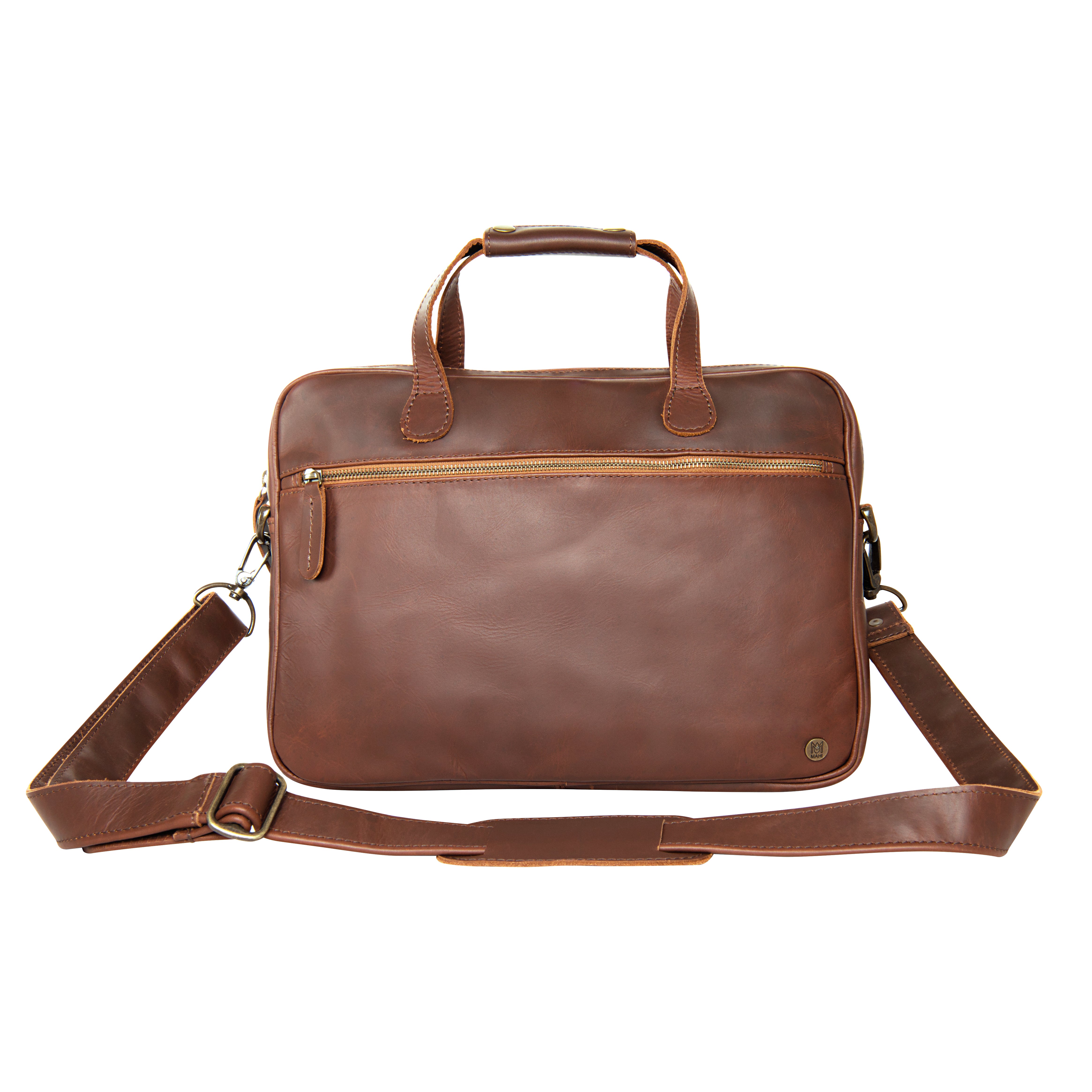 【SATIIIZ】Elon Utility Leather Messenger Bag Leather Satchels & Messenger Bags - Personalized For Him or