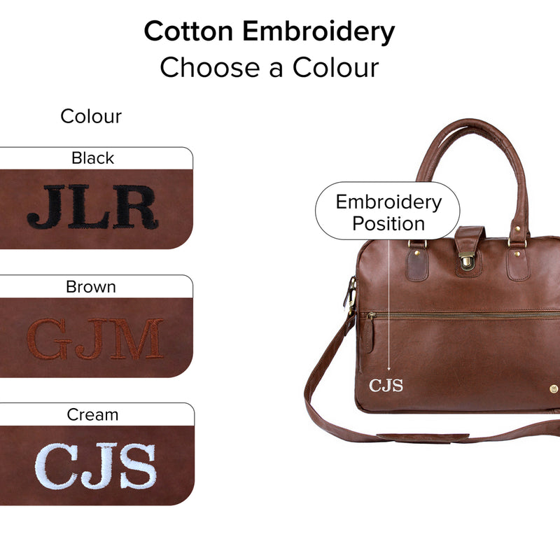 Brown Leather Briefcase | Leather Briefcase | Leather Briefcase