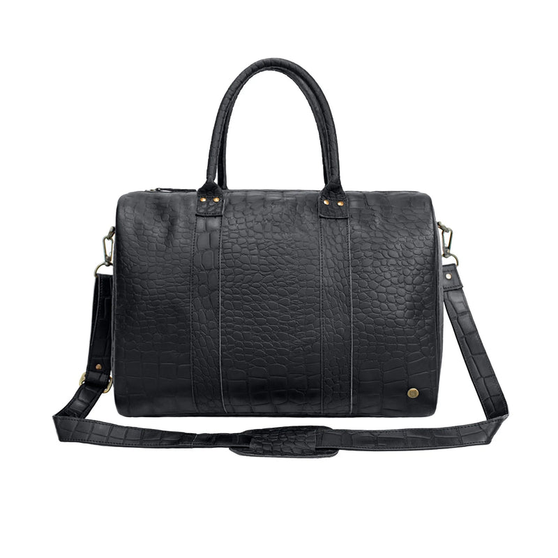Small Leather Weekend Holdall | Small Weekender Bag | Leather
