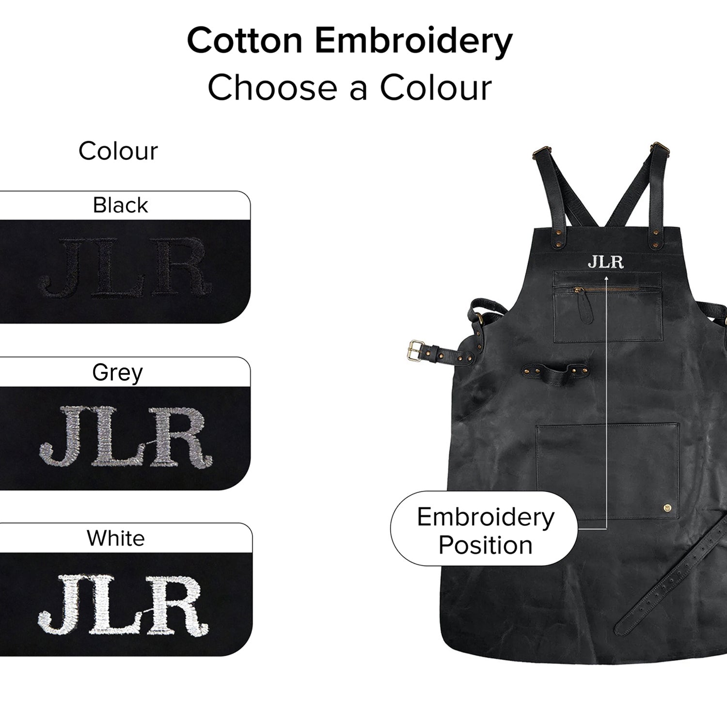 Cross Back Brown Leather Apron | Tattoo Apron | Leather Apron For