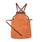 Cross Back Leather Apron