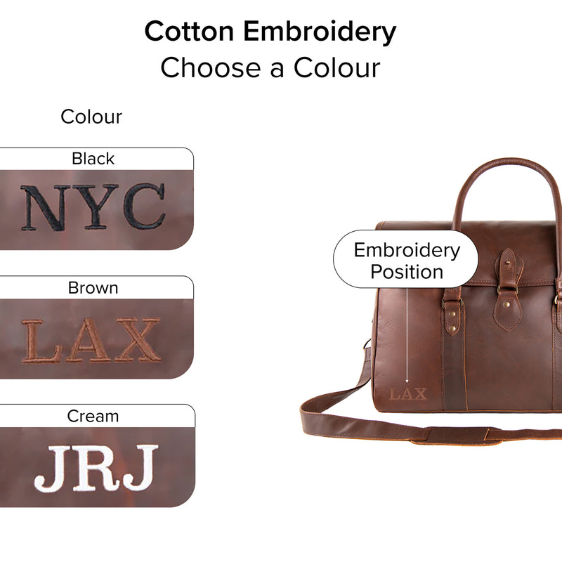 Leather Weekender Bag | Leather Overnight Bag | Overnight Bags For