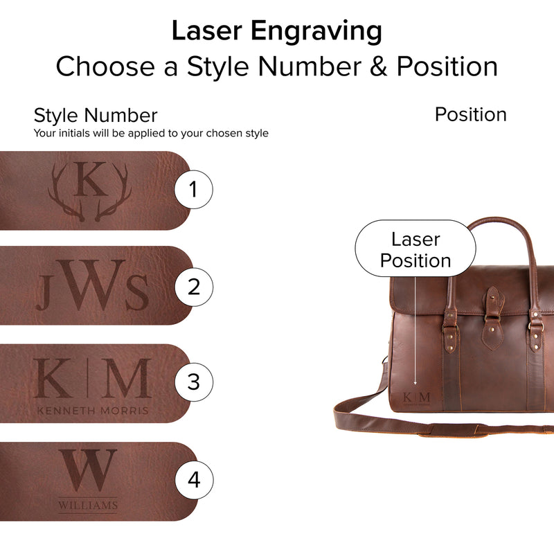 Leather Weekender Bag | Leather Overnight Bag | Overnight Bags For