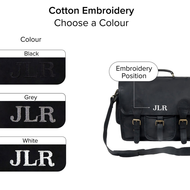 hi!  ハッドバッグ Black Leather Satchel | 15