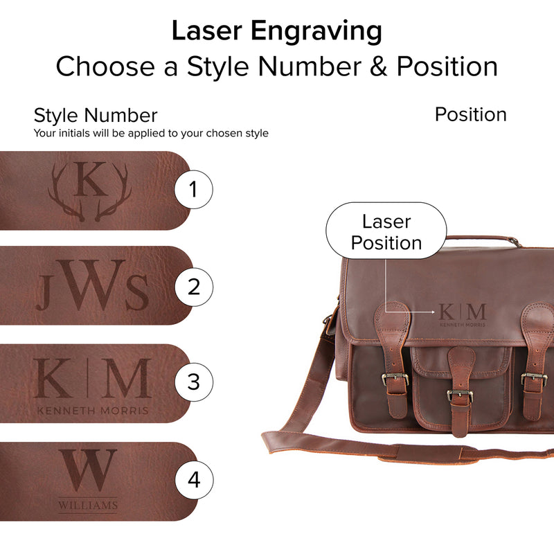 Brown Leather Satchel | 15